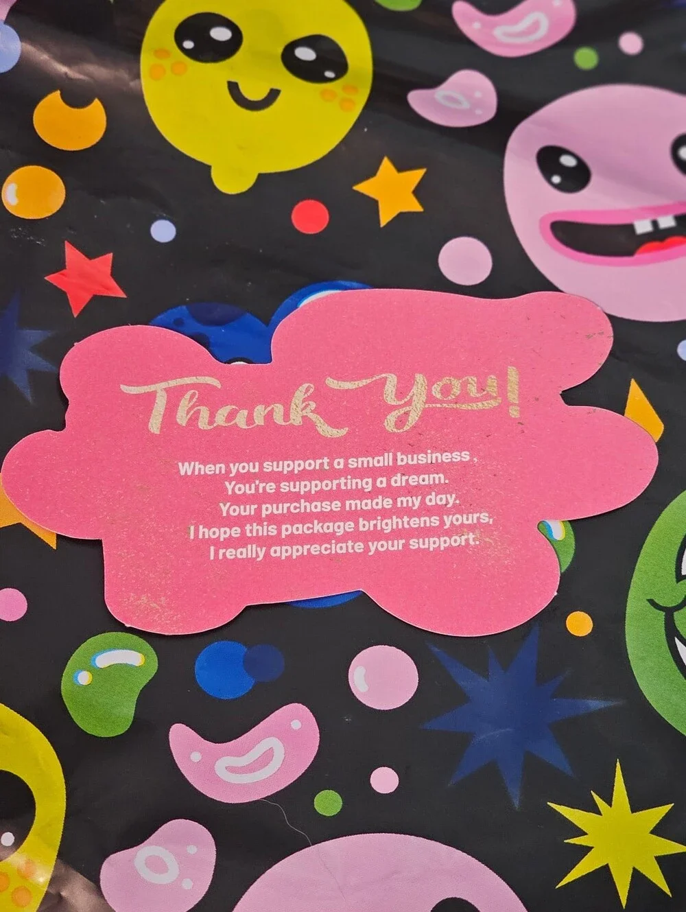 25 count Thank You Cards Small Business Appreciation - Bright Pink And Gold
